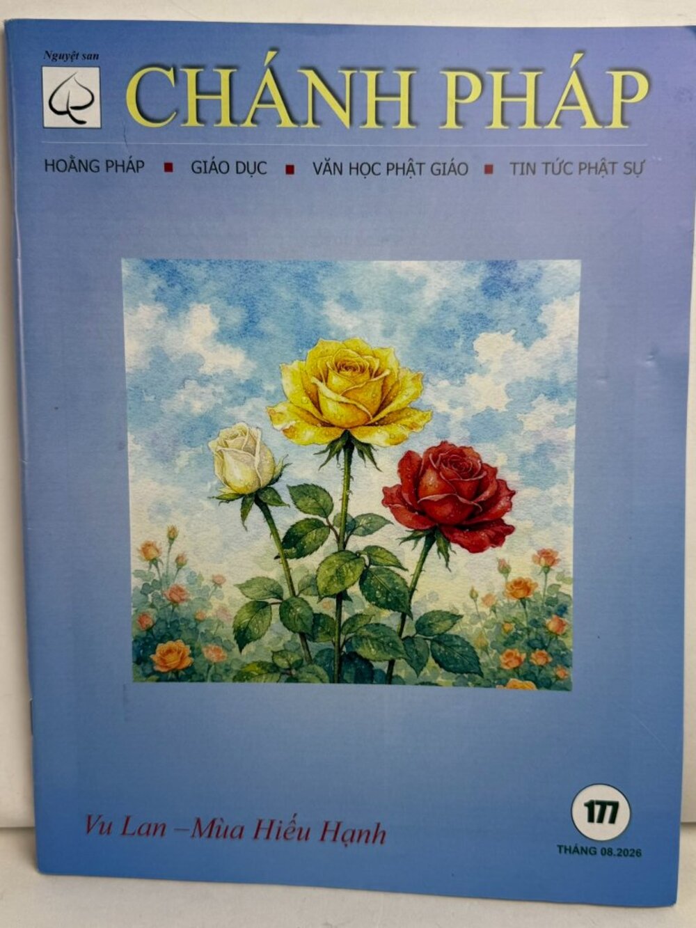 Nguyệt San Chánh Pháp Buddhist Magazine Issue 177 August 2026 Vu Lan Vietnamese